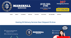 Desktop Screenshot of marshalloil.com